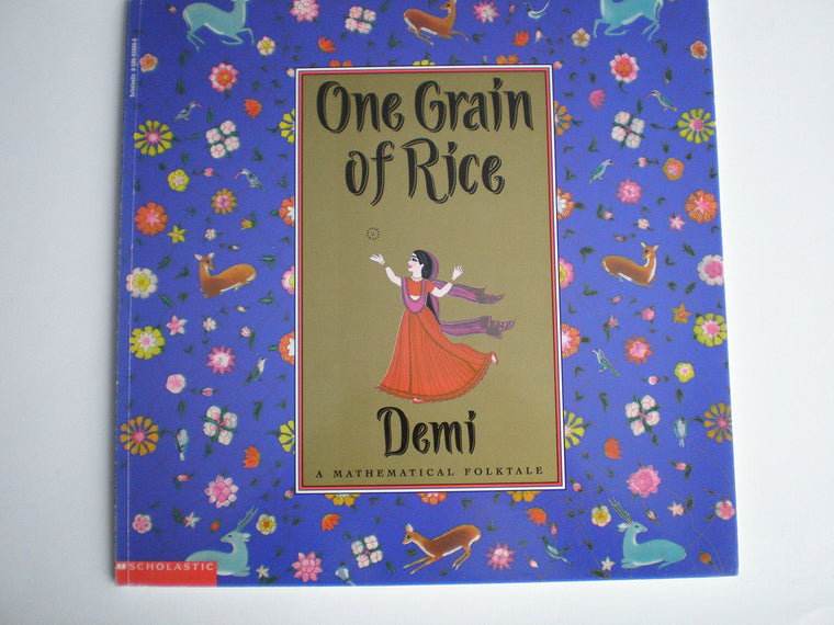 One Grain of Rice: A Mathematical Folktale — back cover