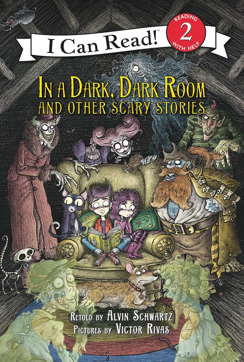In a Dark, Dark Room and Other Scary Stories: Reillustrated Edition (I Can Read Level 2)