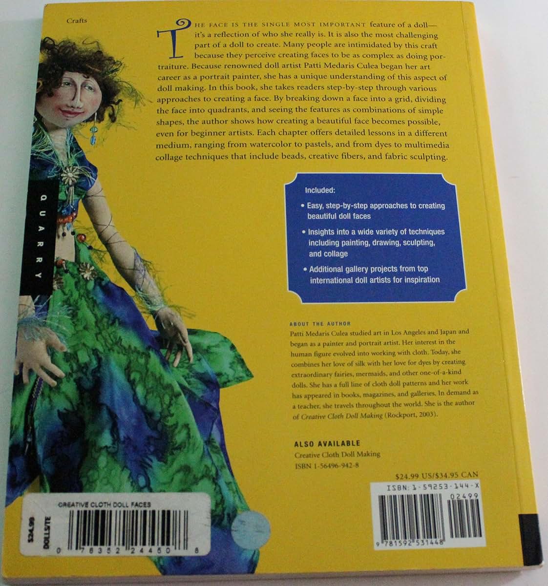 Creative Cloth Doll Faces: Using Paints, Pastels, Fibers, Beading, Collage, and Sculpting Techniques
