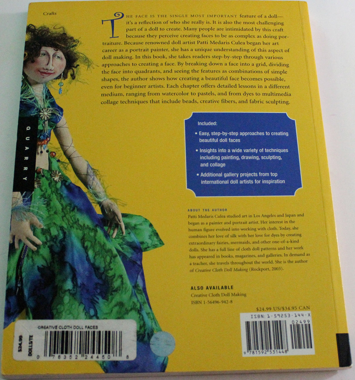 Creative Cloth Doll Faces: Using Paints, Pastels, Fibers, Beading, Collage, and Sculpting Techniques