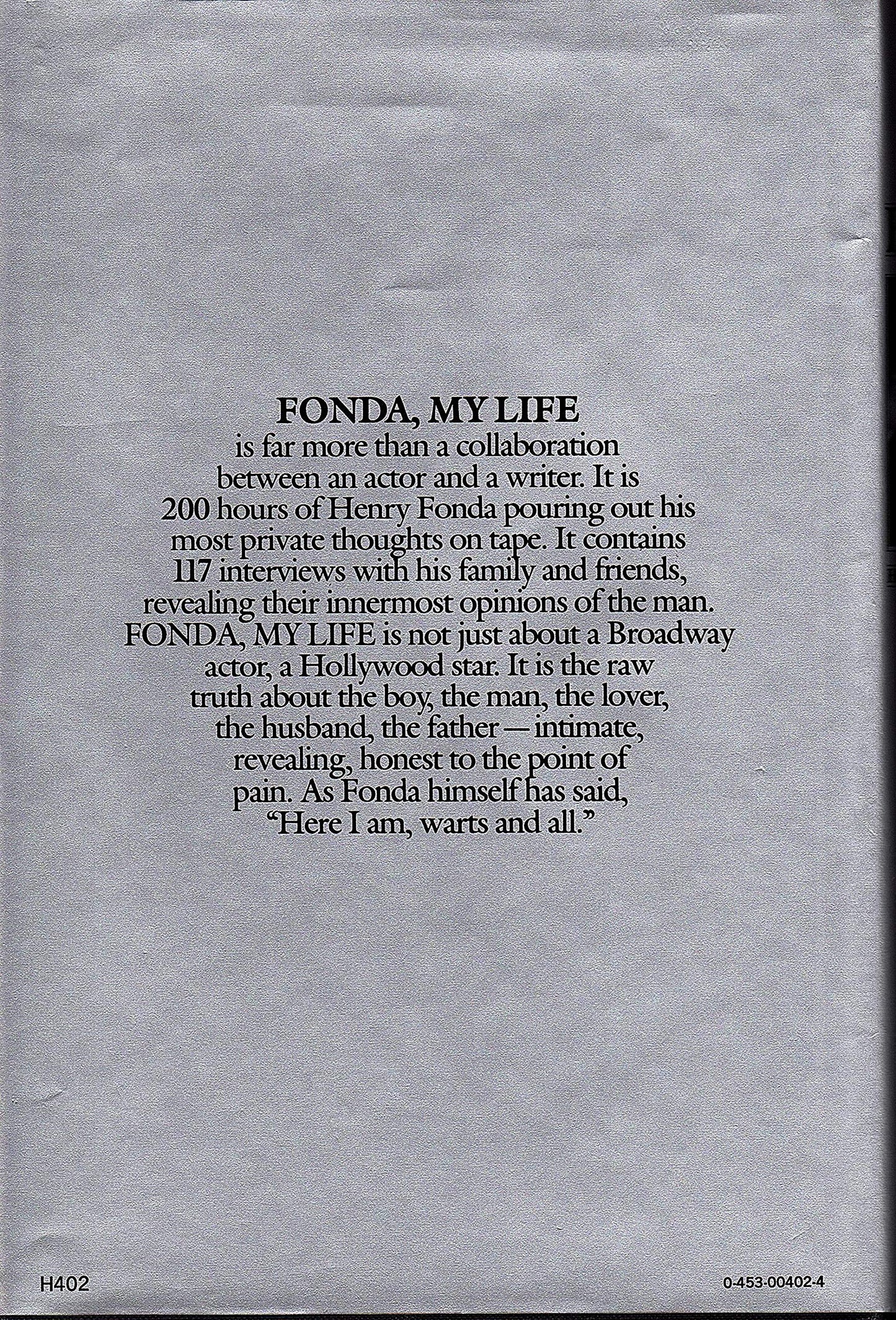 Fonda: My Life