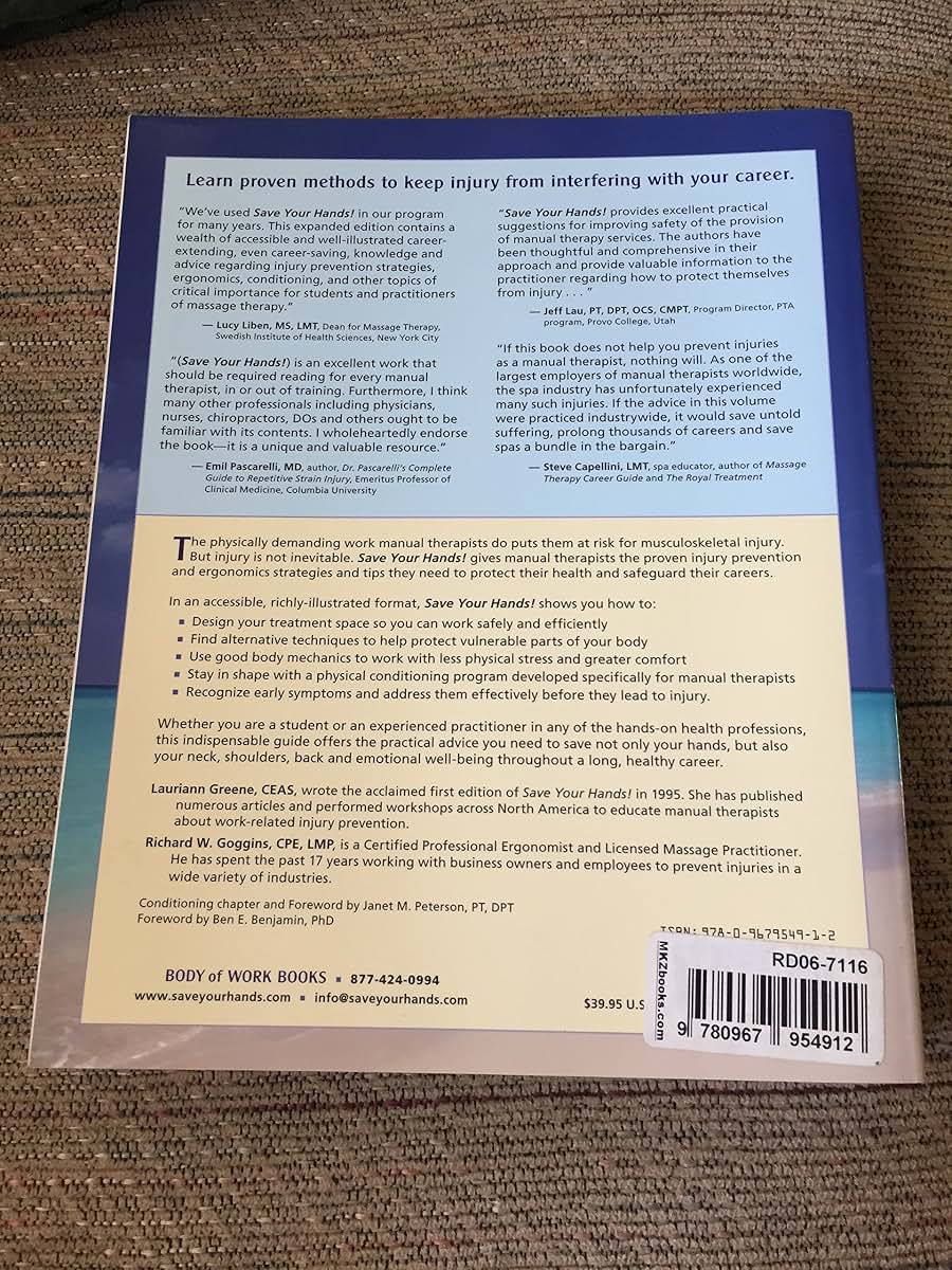 Save Your Hands!: The Complete Guide to Injury Prevention an