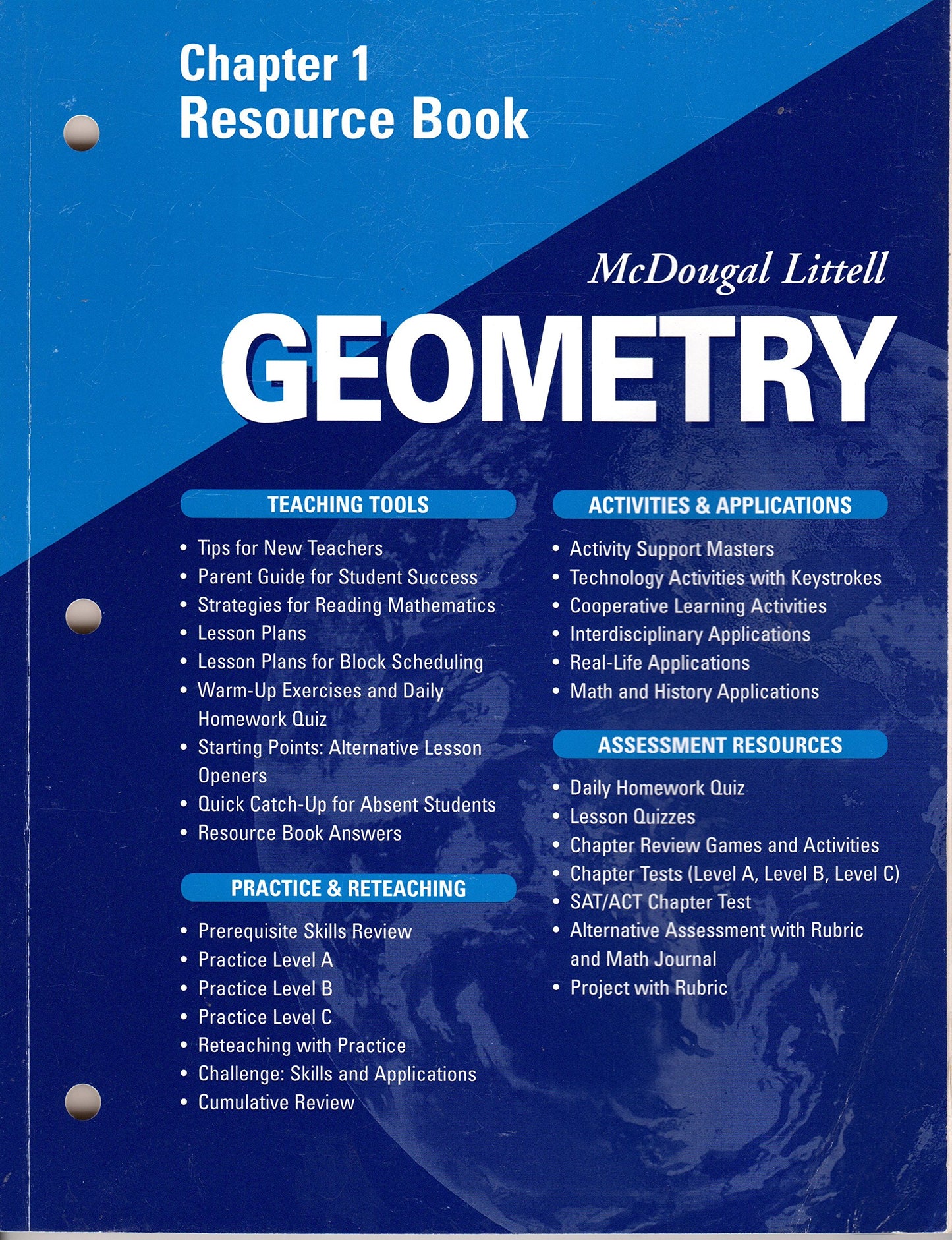 McDougal Littell - Geometry - Chapter 1 Resource Book