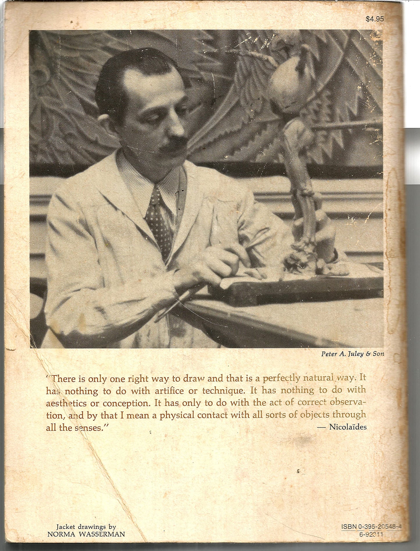Nicolaides The Natural Way to Draw: A Working Plan for Art S