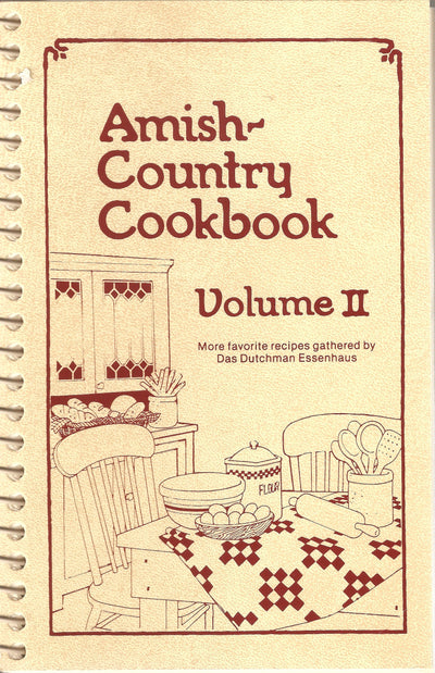 Amish Country Cookbook, Vol. 2