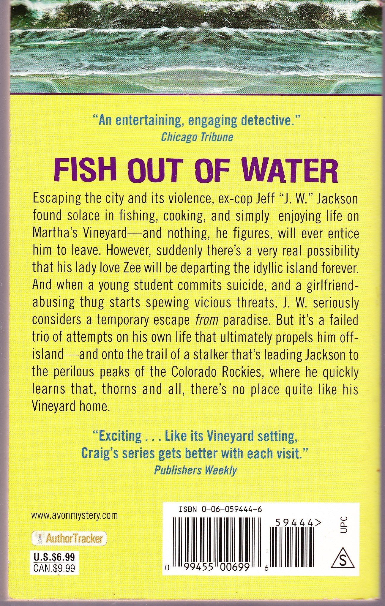 Vineyard Fear : A Martha's Vineyard Mystery