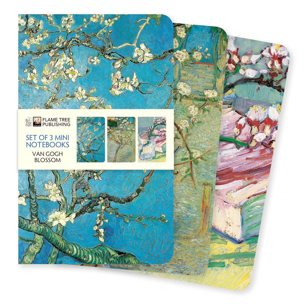 Vincent van Gogh: Blossom Set of 3 Mini Notebooks (Mini Notebook Collections)