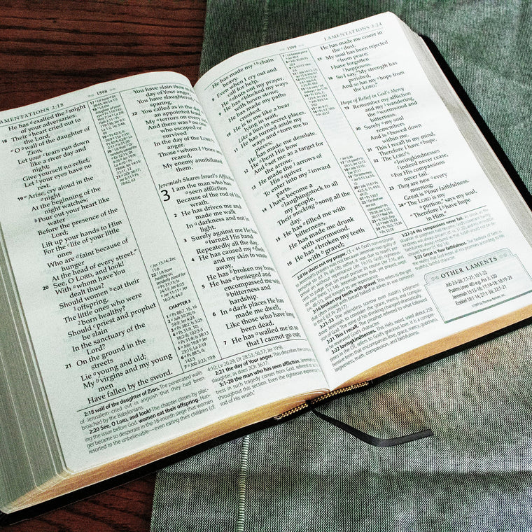 NASB MacArthur Study Bible — back cover
