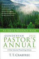 The Zondervan 2024 Pastor's Annual: An Idea and Resource Book