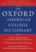 The Oxford American College Dictionary