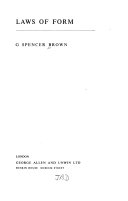 Laws of Form