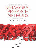 Introduction to Behavioral Research Methods