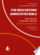 The New Oxford Annotated Bible with Apocrypha: New Revised Standard Version