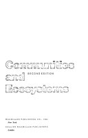 Communities and Ecosystems