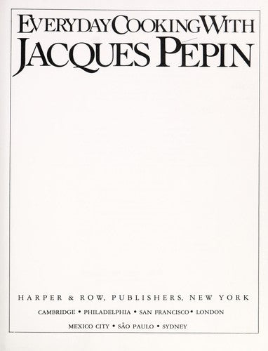 Everyday Cooking With Jacques Pepin by Pepin, Jacques
