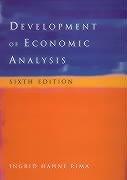 Development of Economic Analysis, 6th Edition