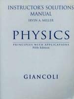 Physics: Principles with Applications, Instructor's Solutions Manual, 5th Edition