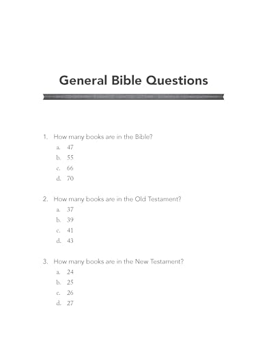 How Well Do You Know Your Bible?: Over 500 Questions and Answers to Test Your Knowledge of the Good Book (A Christian Bible Trivia Gift for Men or Women)