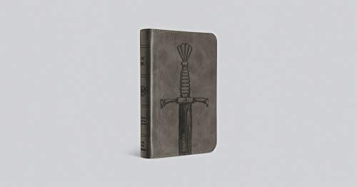 ESV Compact Bible (TruTone, Silver, Sword Design)