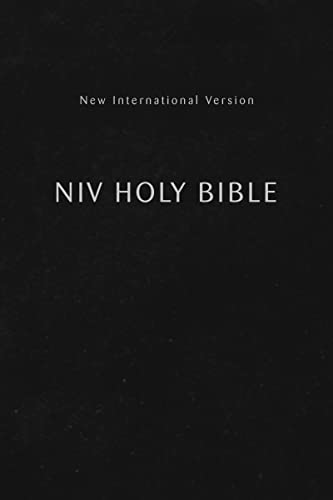 NIV, Holy Bible, Compact, Paperback, Black, Comfort Print