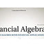 Financial Algebra: Advanced Algebra with Financial Applications
