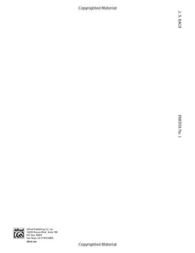 Partita No. 1 in B-flat Major (Kalmus Edition)