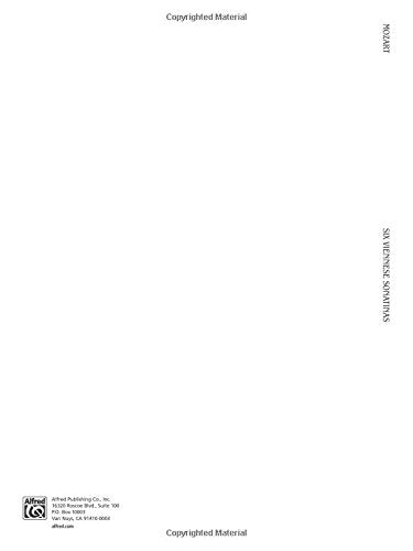 Six Viennese Sonatinas (Kalmus Edition)