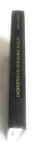 Active Portfolio Management: Quantitative Theory and Applications — back cover