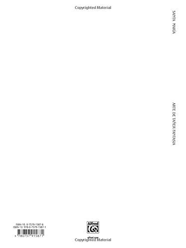Arte de Taer Fantasia: Sheet (Kalmus Edition)