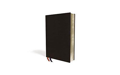 NASB, Thinline Bible, Giant Print, Bonded Leather, Black, Re