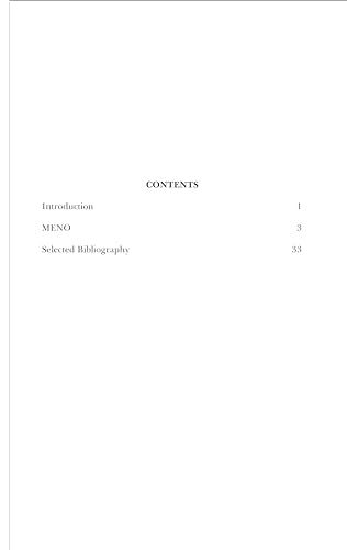 Meno (Hackett Classics)