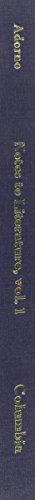 Notes to Literature (European Perspectives: A Series in Social Thought and Cultural Criticism)