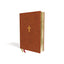 NASB, Thinline Bible, Leathersoft, Brown, Red Letter, 1995 T