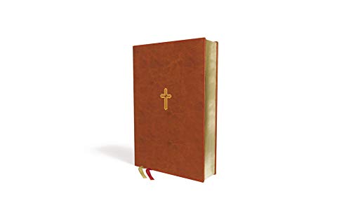 NASB, Thinline Bible, Leathersoft, Brown, Red Letter, 1995 T