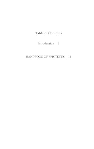 The Handbook (The Encheiridion) (Hackett Classics)