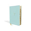 The Jesus Bible, NIV Edition, (With Thumb Tabs to Help Locate the Books of the Bible), Leathersoft, Teal, Thumb Indexed, Comfort Print
