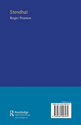 Stendhal (Modern Literatures In Perspective)