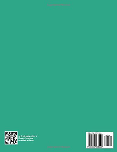 Huge Notebook  400 Lined Pages, Teal Heart Theme: 8.5 x 11 in, with Table of Contents and Page Numbers, Golding?s Large Journal Series