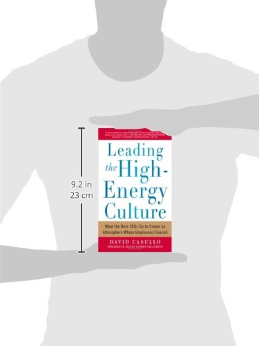 Leading the High Energy Culture: What the Best CEOs Do to Create an Atmosphere Where Employees Flourish