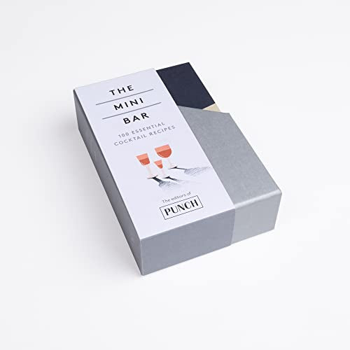 The Mini Bar: 100 Essential Cocktail Recipes; 8 Notebook Set