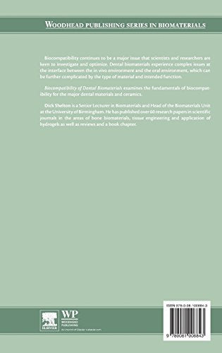 Biocompatibility of Dental Biomaterials (Woodhead Publishing Series in Biomaterials)