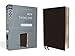 NIV, Thinline Bible, Large Print, Bonded Leather, Black, Red Letter, Comfort Print
