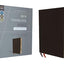 NIV, Thinline Bible, Large Print, Bonded Leather, Black, Red Letter, Comfort Print