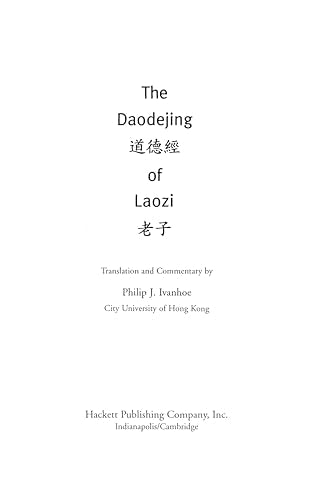 The Daodejing of Laozi (Hackett Classics)