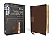 NIV, Thinline Reference Bible (Deep Study at a Portable Size), Leathersoft, Brown, Red Letter, Comfort Print