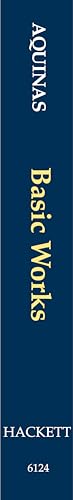 Aquinas: Basic Works (The Hackett Aquinas) — back cover