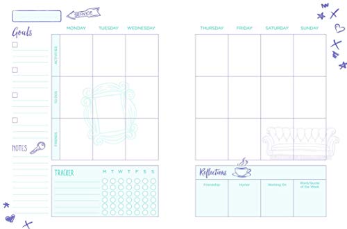 Friends: 12-Month Undated Planner: (Friends TV Show Gift, Friends Planner, Friends Gift, Undated Planner)