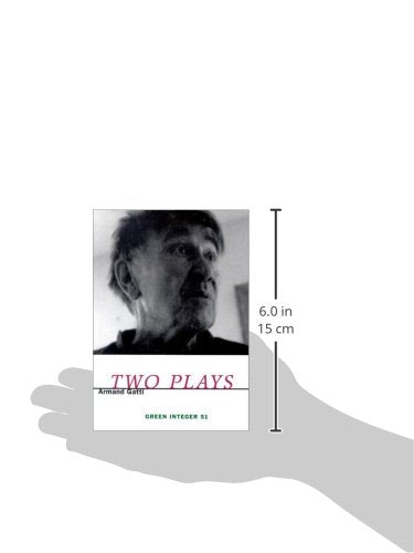 Two Plays — back cover
