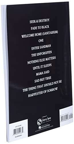 Best of Metallica Piano, Vocal and Guitar Chords