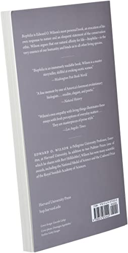Biophilia by Wilson, Edward O.